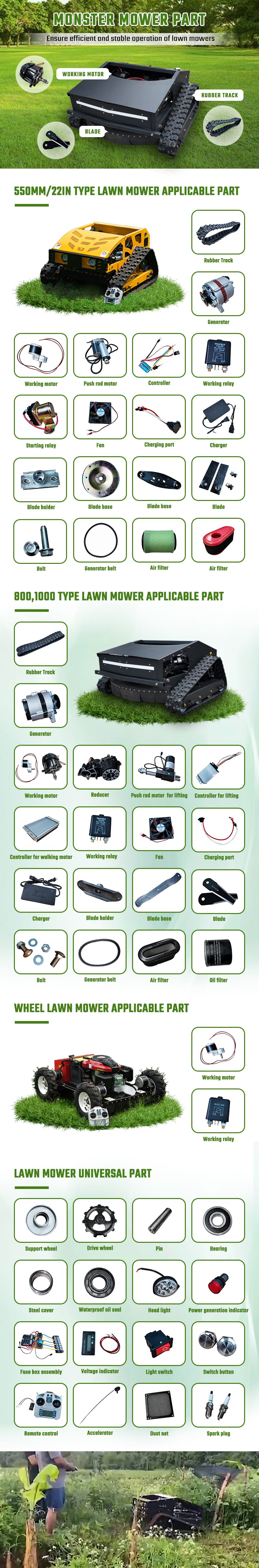 for mower parts
